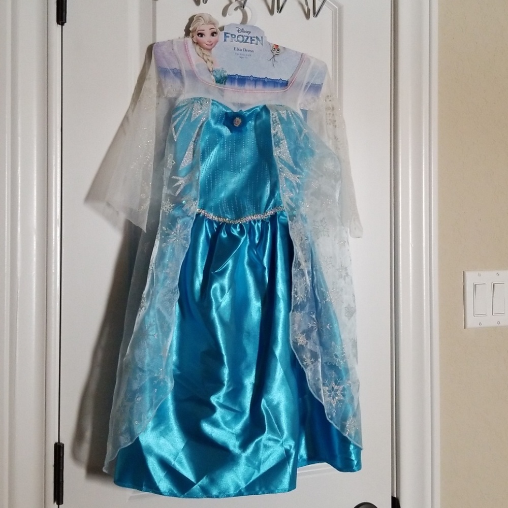 Disney Fozen Elsa Dress Size 4-6X